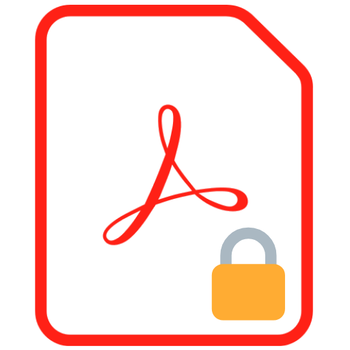 Protect PDF Online. Secure PDF with password using 256 AES encryption icon